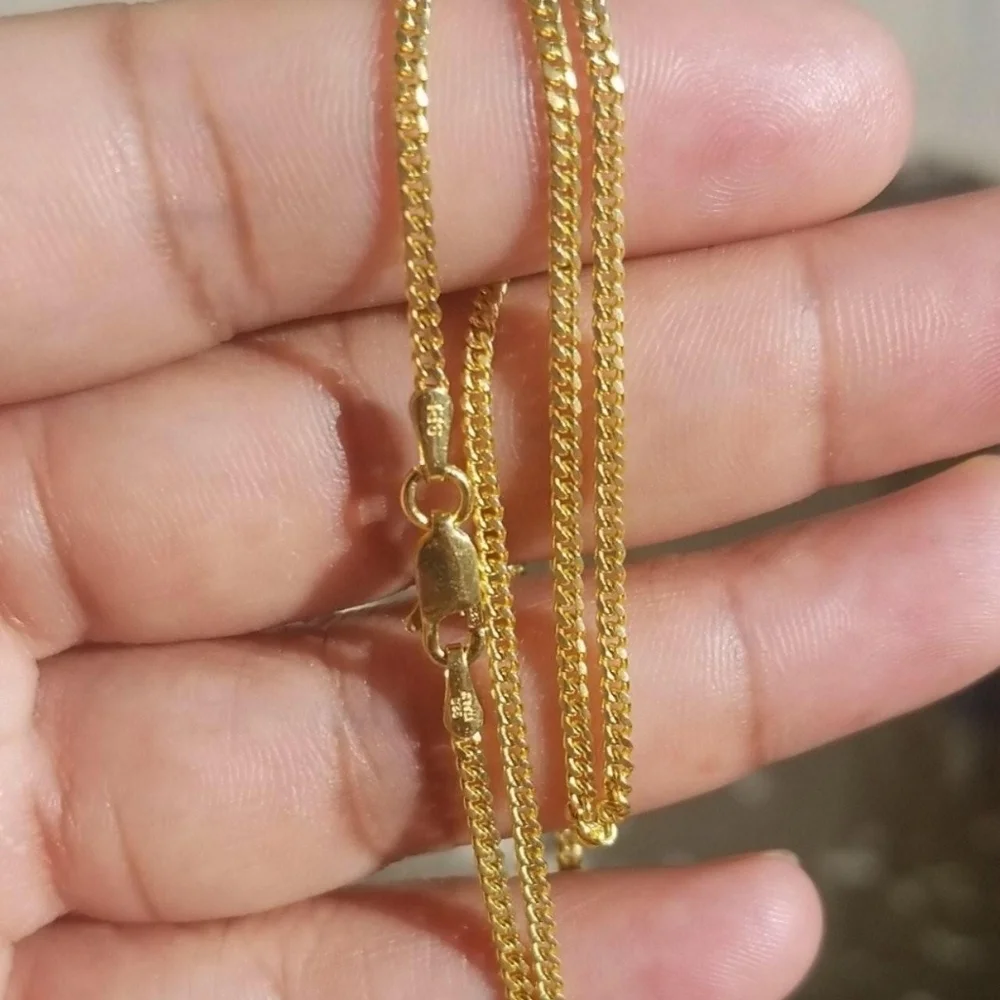 Sterling Silver 925 Miami Cuban Curb Chain 18